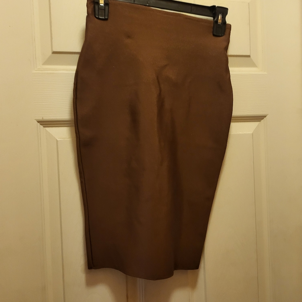 💲ATD Bodycon Brown Skirt Small